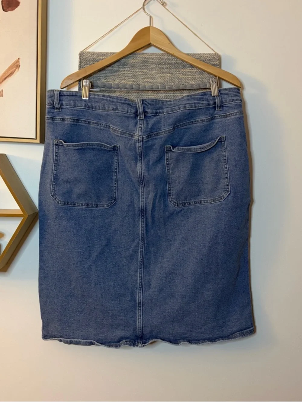 The Main Street Exchange Denim Jean Skirt size 20 - Picture 2 of 6